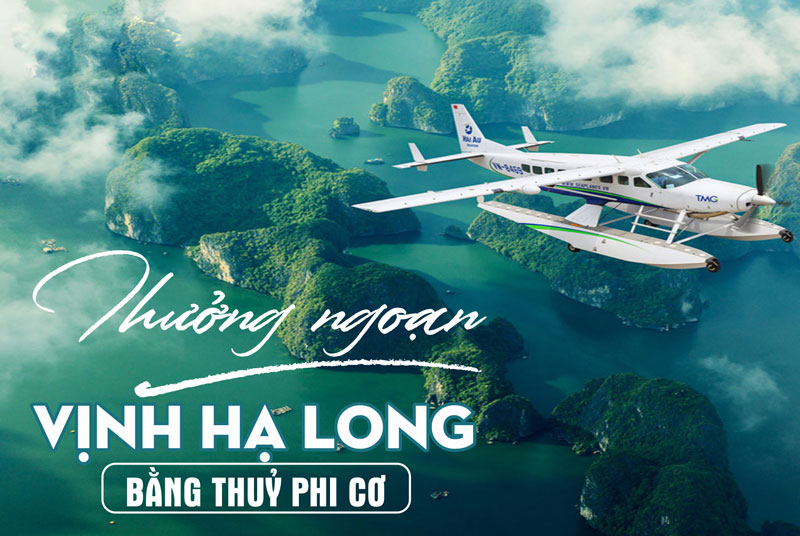 Thủy phi cơ ngắm Vịnh Hạ Long